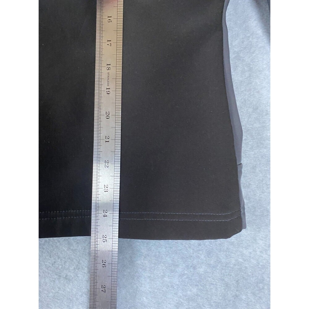 Minus Zero Jacket Women's M Black‎ Gray Fleece Lined Stretch Mock Neck Full Zip - Picture 9 of 11